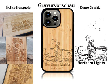 INDIVIDUELL iPhone 14 Pro Bambus-Kunststoff